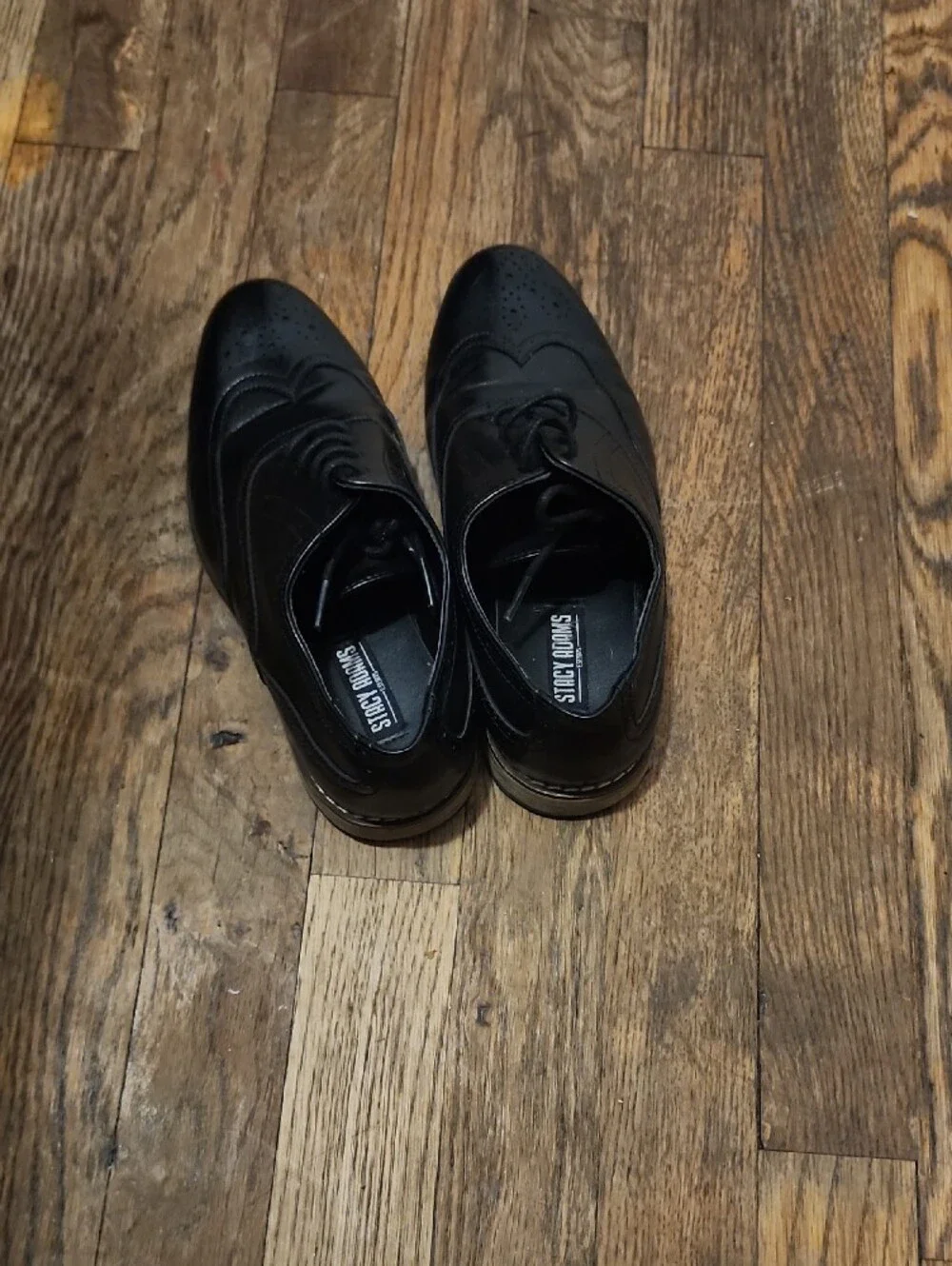 Stacy Adams Kids' Dunbar Wingtip Oxford shoes, size 2M